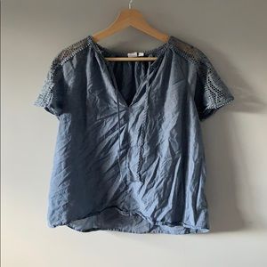 GAP Blouse with embroidered sleeves